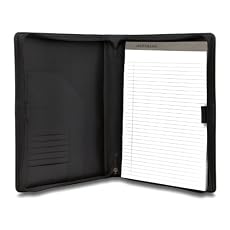 Hartmann Capital Leather Executive Zip Folio