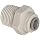 John Guest Acetal Copolymer Push-To-Connect Tube Fitting, Straight Adaptor, Tube OD x NPTF Male (Pack of 10)
