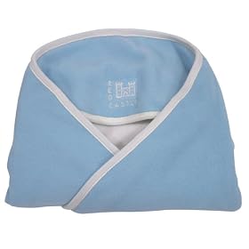 Babynomade Baby Wrap - Light Blue/Ivory