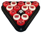 Billiard Pool Ball Set NCAA Team - Arkansas