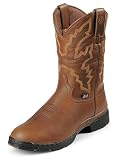 Justin Womens 11 George Strait Pull on Western Boots Sunset
