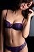 Lise Charmel Absolument Femme Corbeille Couture Verticale Purple Half Cup Bra 36D UK/36D US/80D EU/95D FR (in Stock) Purple