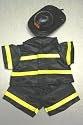 Traditional Firefighter Uniform fits Webkinz, Shining Star and 8"-10" Make Your Own Stuffed Animals