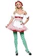 4PC Strawberry Shortcake Crepe Suzette Girl Sexy Holiday Party Costume