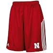 Nebraska Cornhuskers adidas 3-Stripe Pocket Shorts