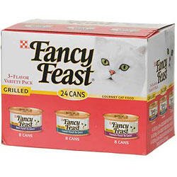 #1 Fancy Feast Grilled Variety Pack Canned Cat Food (24/3-oz cans)