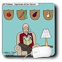 Londons Times Funny Food Coffee other Digestibles - Bill Felkman Vegetarian Safari Hunter - Mouse Pads