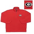 Georgia Bulldogs NCAA "Glacier" Fleece Pullover Sweatshirt (Dk Red) Georgia Bulldogs NCAA "Glacier" Fleece Pullover Sweatshirt (Dk Red)