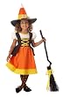 Toddler and Girls Sweet Treat Candy Corn Witch Costume