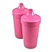 Re-Play Spill Proof Cups, Pink, 2-Count