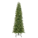 9.5' Pre-Lit Slim Redwood Pine Christmas Tree - Multicolor Duralit Lights