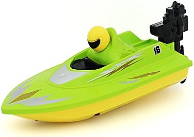 2.4GHz,Mini remote control boats, children's toy boat, navigation models, Remote Control Electric Boat(bluen)