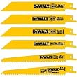 Black & Decker/DWLT DW4856 Bimetal 6-piece Reciprocating Blade Set