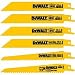 Black & Decker/DWLT DW4856 Bimetal 6-piece Reciprocating Blade Set