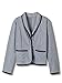 Choies Women's Gray Lapel Slim Blazer Office & Casual Blazer Jacket Coat