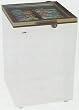 Summit SCF400 White SCF400 Compact 3.6 Chest Freezer featuring double pane tempered glass lid, Manua
