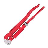 Wiha 32971 Pipe Wrench, Heavy Duty 45-Degree S-Jaw 2.1-Inch, Length 16.3-Inch [並行輸入品]