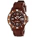 Ice Watch - CT.MC.U.S.10 - Ice Chocolate - Montre Mixte - Quartz Analogique - Cadran Marron - Bracelet Silicone Marron - Moyen Mod�le