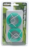 Click for more about Rolson Tools 82790 2pc Twist Tie 50m Metal Wire Green - Rolson Tools.