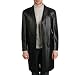 BGSD Men's New Zealand Lambskin Leather Walking Coat