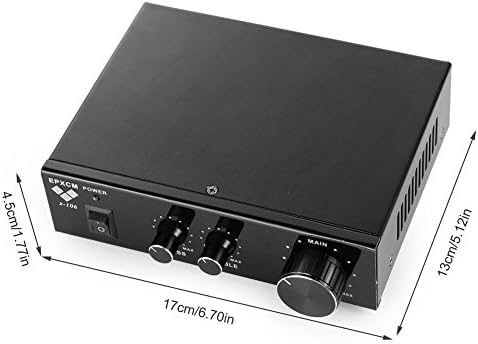 Hifi2.0 Mini Home Desktop Amplifier Stereo Digital Audio Amplifier with Power Supply