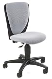 Topstar 70570BB70 Kinder und Jugenddrehstuhl, High Scool, Bezugsstoff, wei&szlig;