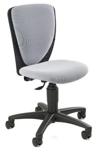 Topstar 70570BB70 Kinder und Jugenddrehstuhl, High Scool, Bezugsstoff, wei&szlig;