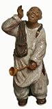 Chinese Market Vendor on Food Street - Hand Glazed Ceramic Figure Statue