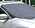 Magnetic Windshield Sun Shade Waterproof Winter Ice Snow Shield Cover Car Front Windscreen Rain Frost Sunshade Cool Down Interior Temperature for All Sizes SUV CRV RV Easy Use