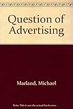 The question of advertising