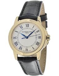 Raymond Weil Womens 5376-P-00300 Tradition Round Case Gold Tone Watch