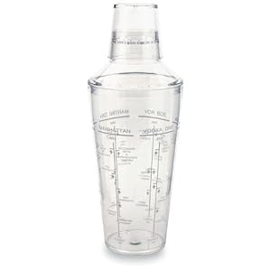 Acrylic Cocktail Shaker 3 Piece Set - 20 Ounce by HomeAndWine.com