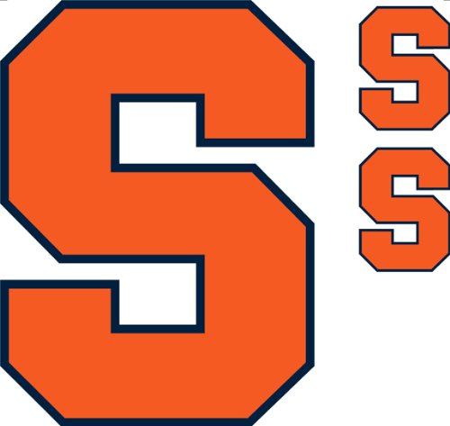 NCAA Syracuse Orange Wall Accent 3 Large Mural Decal Stickers