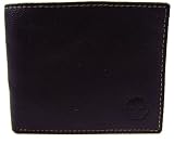 Timberland Black Antique Leather Slim Trifold Wallet