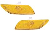 2000-2007 Ford Focus Side Marker Light Assembly (04-05 w/o HID Headlight Type) (2001 2002 2003 2004 2005 2006 00 01 02 03 04 05 06 07) - One Pair(Both Driver and Passenger Sides) - DOT Certified Side Marker Light