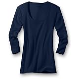 Eddie Bauer Favorite 3/4 Sleeve Scoop-Neck T-Shirt