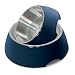 Petmate Stainless Style Pet Bowl Medium, Blue/Stainless Steel
