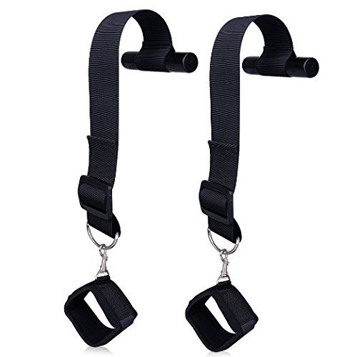 Lovess Swing Handcuffs Adult Sex Products Door Swing Nylon Bondage Restraint Hand Cuffs Straps in Black