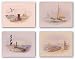 Bay Harbor-Beached-Early Breeze-The Cape Lighthouse Set by Howard Burger 11"x14" Art Print Poster