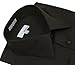 Mens Modena Solid Black French Cuff Dress Shirt