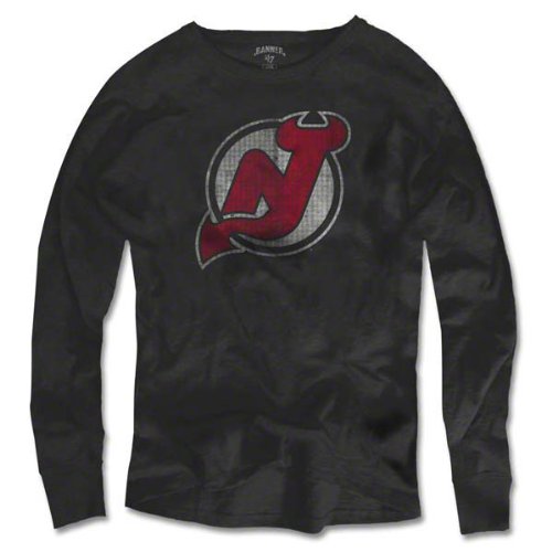 New Jersey Devils '47 Brand Charcoal Vintage Logo Scrum Long Sleeve T-Shirt