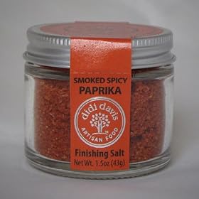 didi davis food Smoked Spicy Paprika Salt - 1.5 oz Net Wt.