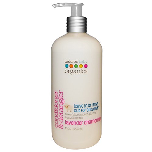 Nature's Baby Organics, Conditioner & Detangler, Lavender Chamomile, 16 oz (473.2 ml) - 2pc
