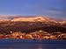 Hobart City Beside Derwent River and Below Mt. Wellington, Hobart, Tasmania, Australia Lonely Planet Collection Photographic Poster Print by Grant Dixon, 16x12