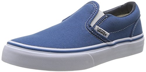Vans Boys' Classic Slip-On (Toddler/Youth) - Navy/True White - 10.5