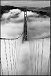 Misty Morning Golden Gate Bridge Photography Poster Print Framed