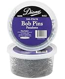 Diane 2" Bobby Pins, Black, 300-pack Tub
