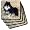 Black and Tan Pomeranian - Set Of 8 Ceramic Tile Coasters