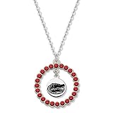 Univ. Of Florida Gators Necklace W/ Red Crystal Wreath