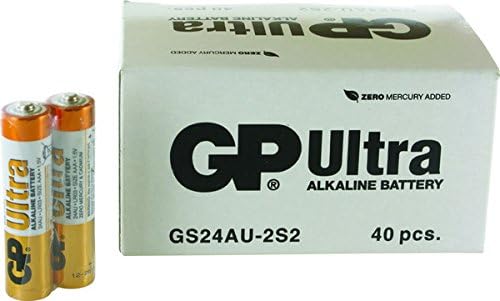 AAA Battery - By GP Batteries spare at hand - Alkaline battery AAA / LR3 1.5V - GP Ultra high quality is reliable and features high stability verified through strict quality tests - guarantee 1-Pack - 40 Count) EXP 08 - 2021